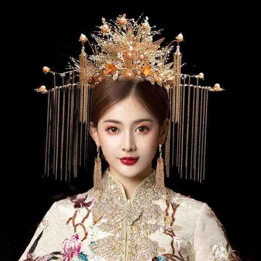 Handmade Phoenix Coronet Crown Hair Accessory - OrientCrafted