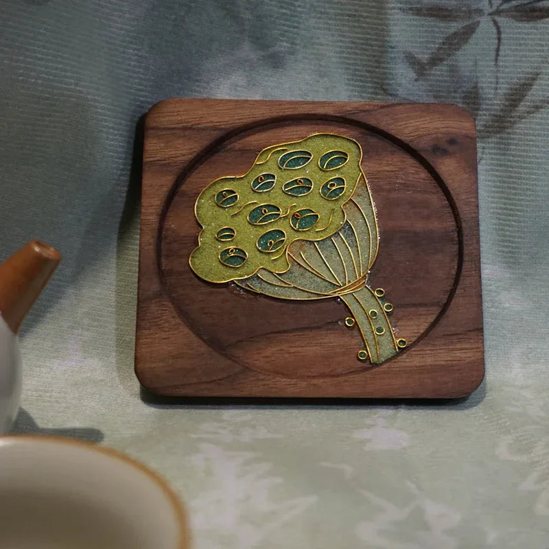 Beginner Lotus Seedpod Coaster Cloisonné Kit - OrientCrafted