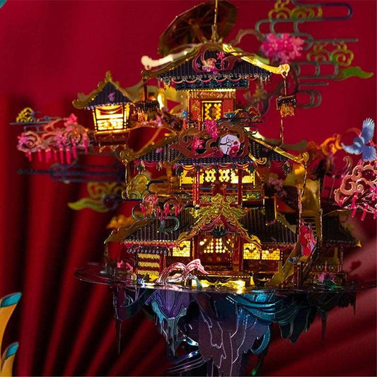 Marriage Pavilion 3D Metal Puzzle DIY Handmade Model - OrientCrafted