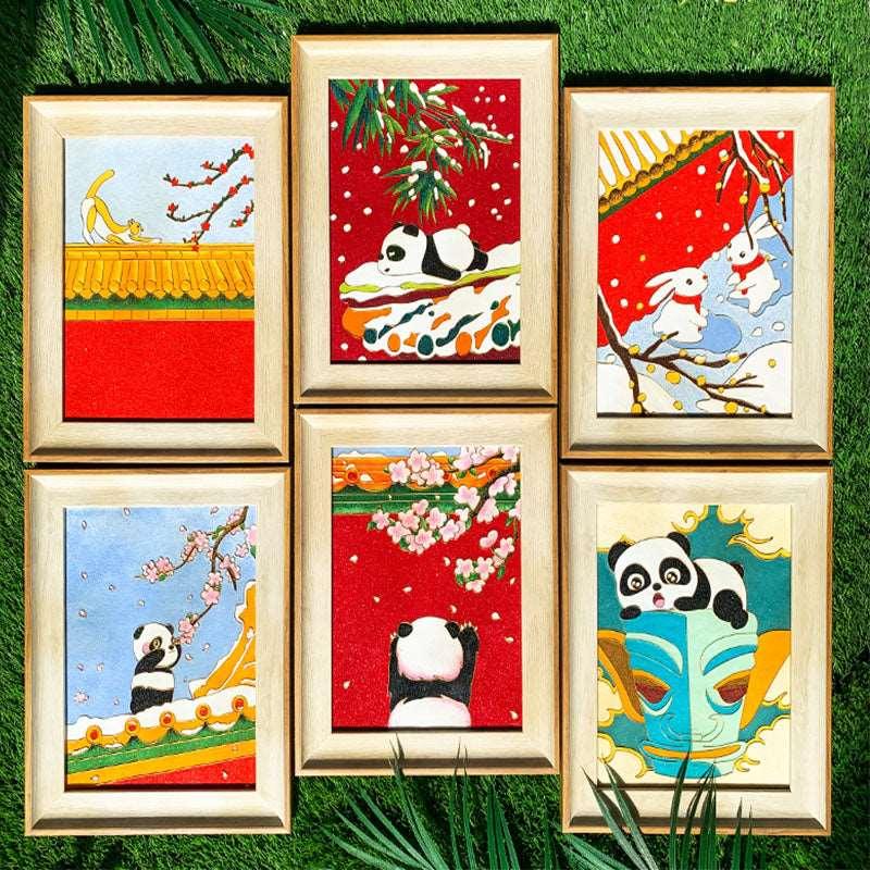Panda Cloisonné Kit DIY Kit Handmade - OrientCrafted