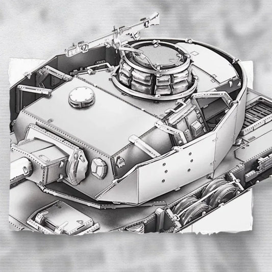 1:48 Panzer IV Tanks H 3D Puzzle Model - OrientCrafted