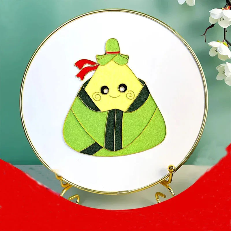 Zongzi Cloisonné Kit Beginner Friendly DIY Kit - OrientCrafted