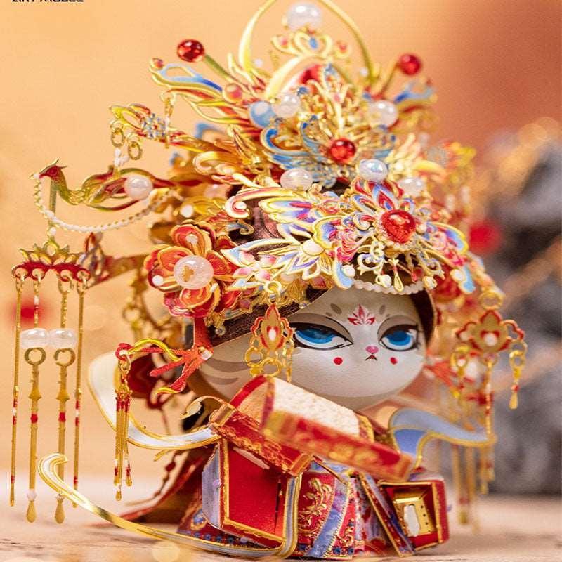 Meow Emperor 3D Metal Puzzle Kit Handmade Toy & Gift - OrientCrafted