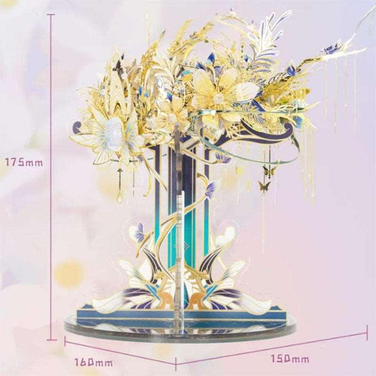 Elf's Crown Metal Puzzle 3D Model Assembly Gift DIY - OrientCrafted