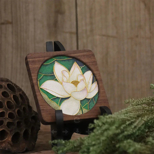 Lotus Coaster Cloisonné Kit - OrientCrafted