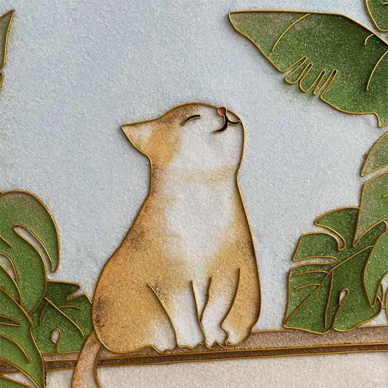 Cute Cat Cloisonné Kit-Simple - OrientCrafted