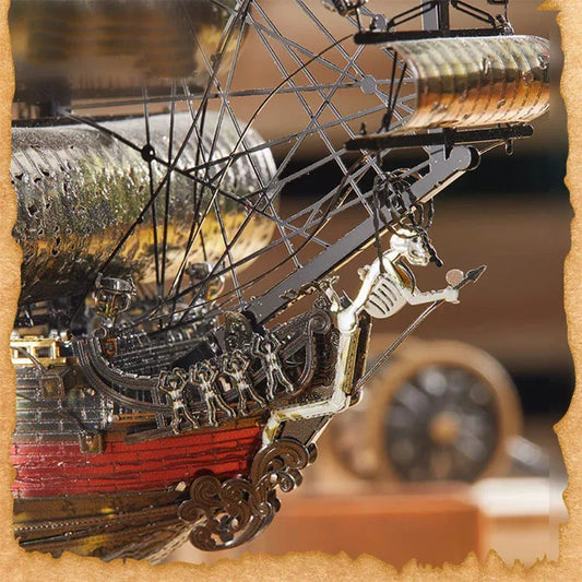 The Queen Anne's Revenge 3D Puzzle Model - OrientCrafted