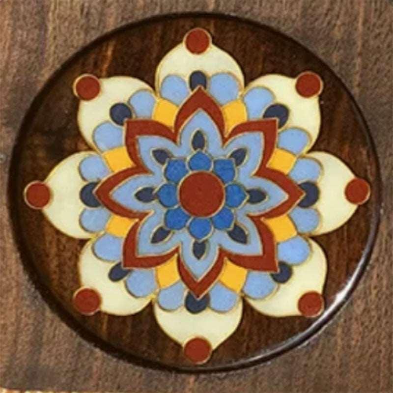 Tea Tray Cloisonné Kit Coasters - OrientCrafted