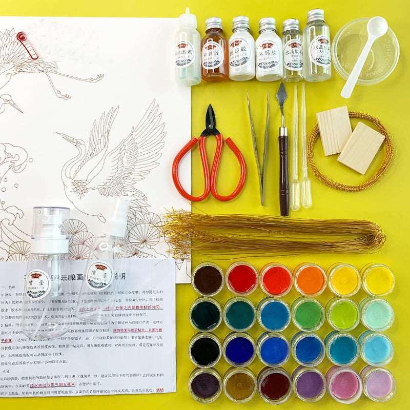Custom Cloisonné Kit Painting DIY Handmade Kit - OrientCrafted