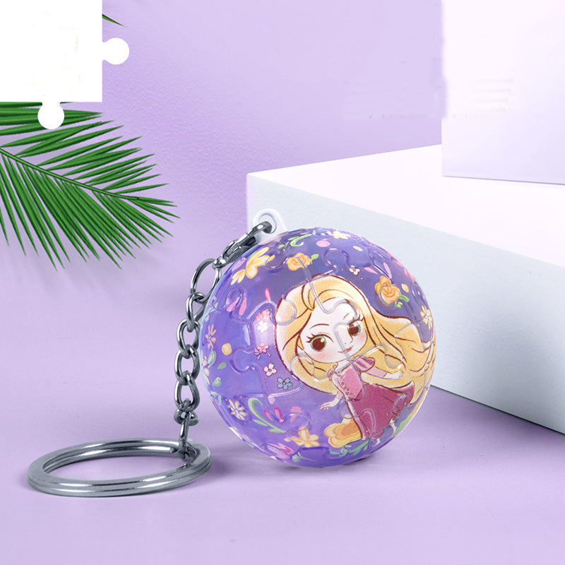 Disney 3D Sphere Keychain Puzzle 24 Pieces - OrientCrafted
