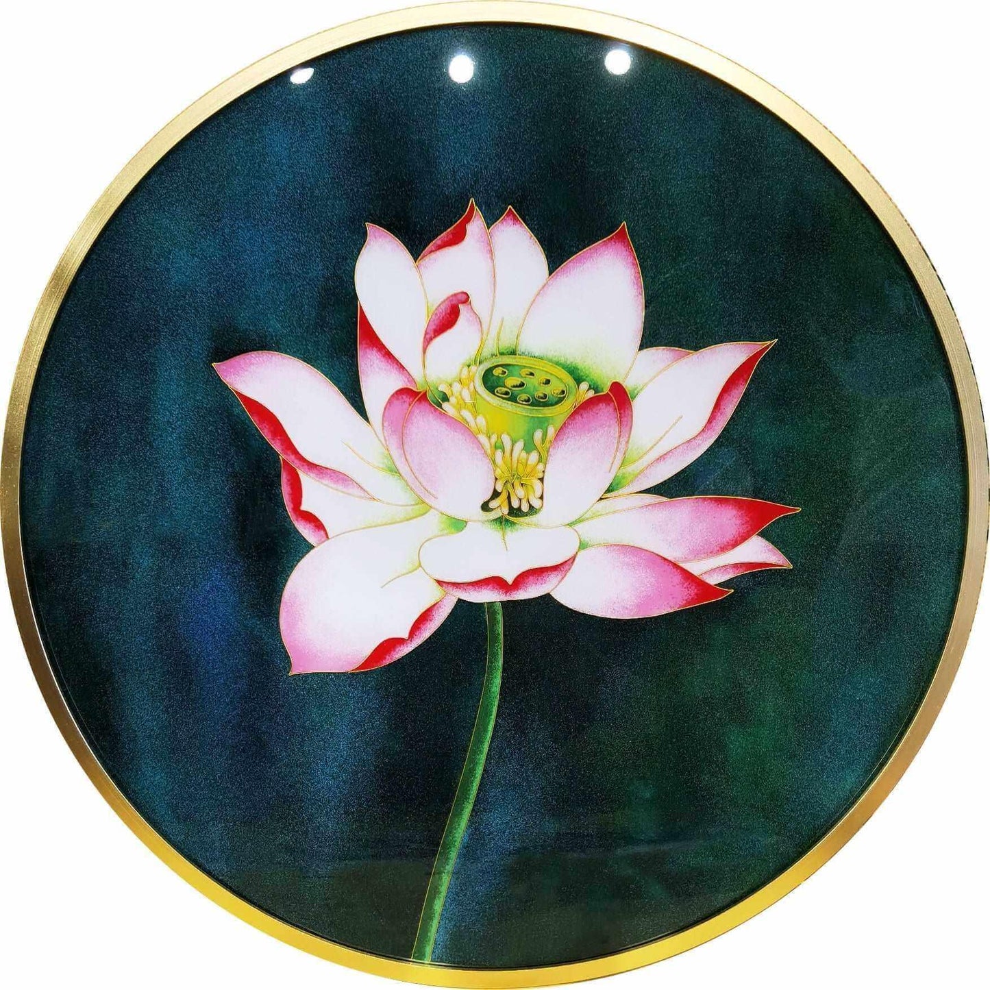 Lotus Cloisonné Kit Painting DIY Kit - OrientCrafted