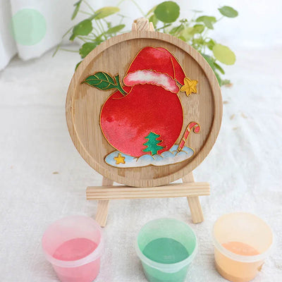 Christmas Cloisonné Enamel Coaster DIY Kit – Handmade Holiday Craft Set - OrientCrafted