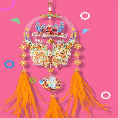 God of Exams Metal Puzzle 3D Model DIY Handcrafted Assembly Kit - OrientCrafted