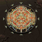 Octagonal Mirror 3D Metal Assembly Model DIY Kit - OrientCrafted