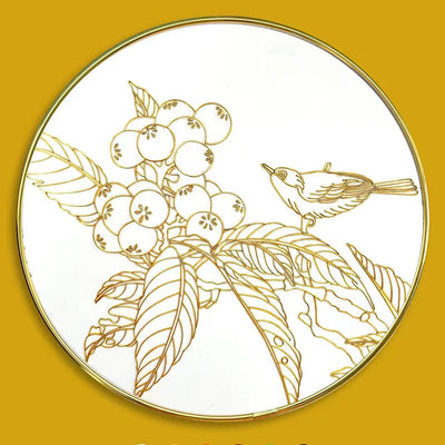 Loquat and Tit Cloisonné Enamel DIY Kit - OrientCrafted