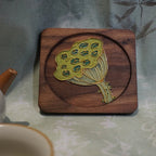 Beginner Lotus Seedpod Coaster Cloisonné Enamel DIY Kit - OrientCrafted