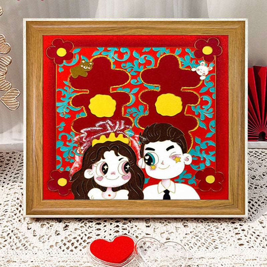 Wedding Gift Handmade Cloisonné Enamel Painting DIY Kit - OrientCrafted