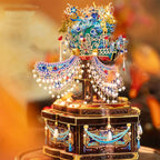 Dragons and Phoenixes Treasure Box - 3D Metal Puzzle Jewelry Box - OrientCrafted