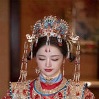 Luxury Handmade Phoenix Crown Hair Accessory - OrientCrafted