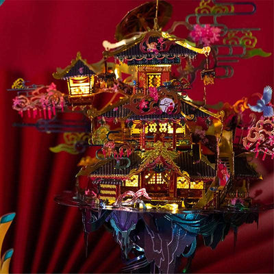 Marriage Pavilion 3D Metal Puzzle DIY Handmade Model - OrientCrafted