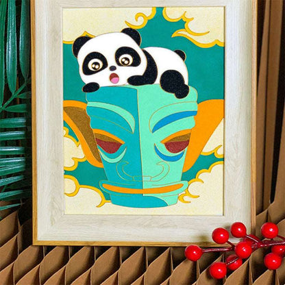 Panda Cloisonné Enamel DIY Kit Handmade