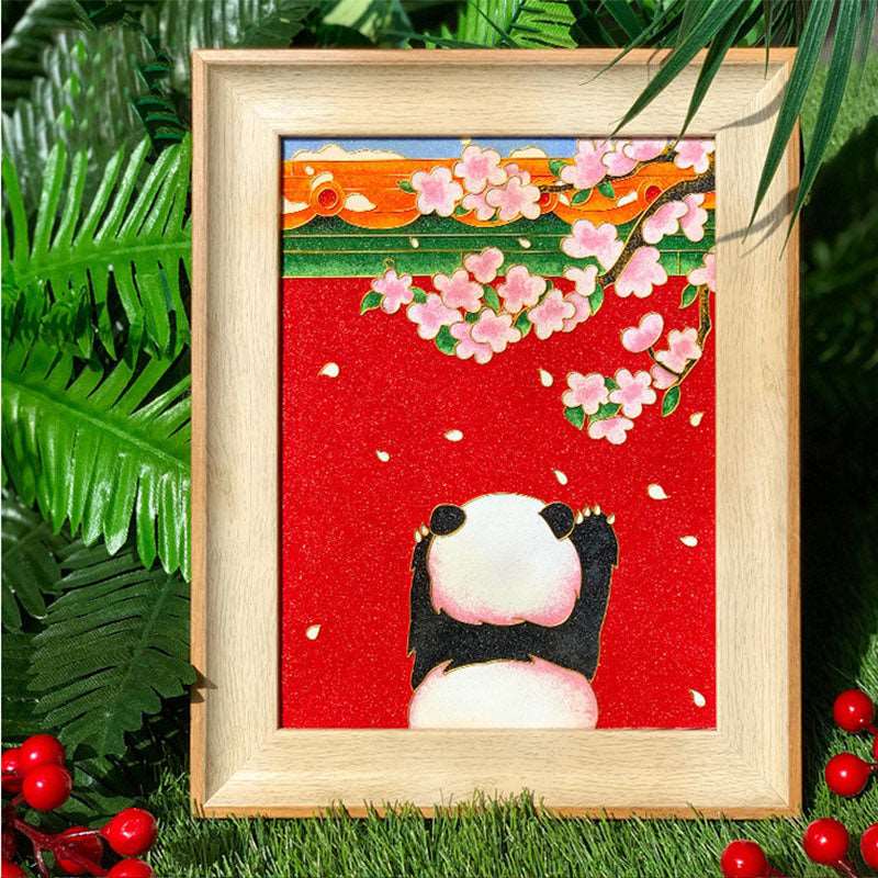 Panda Cloisonné Enamel DIY Kit Handmade