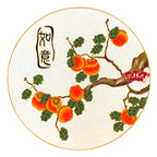 Golden Persimmon Cloisonné Sand Painting DIY Kit - OrientCrafted