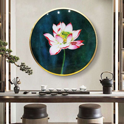 Lotus Cloisonné Enamel Painting DIY Kit - OrientCrafted