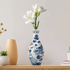 160-Piece 3D Vase Puzzle | Blue-and-White Porcelain Style Décor - OrientCrafted