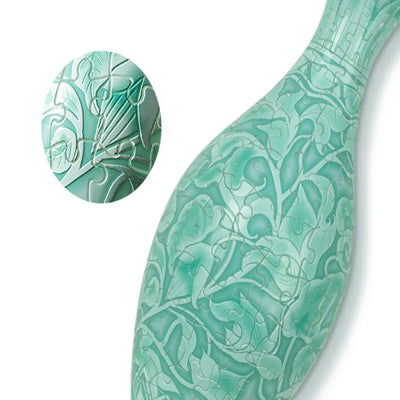 160-Piece Transparent 3D Puzzle Glaze Vase - OrientCrafted