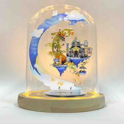 Moon Palace 3D Metal Puzzle DIY Handmade Model Kit - OrientCrafted