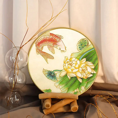 Koi Fish Cloisonné Enamel DIY Kit - OrientCrafted