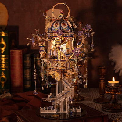 Romeo and Juliet with Lighting Musix Box Set 3D Metal Puzzle - OrientCrafted