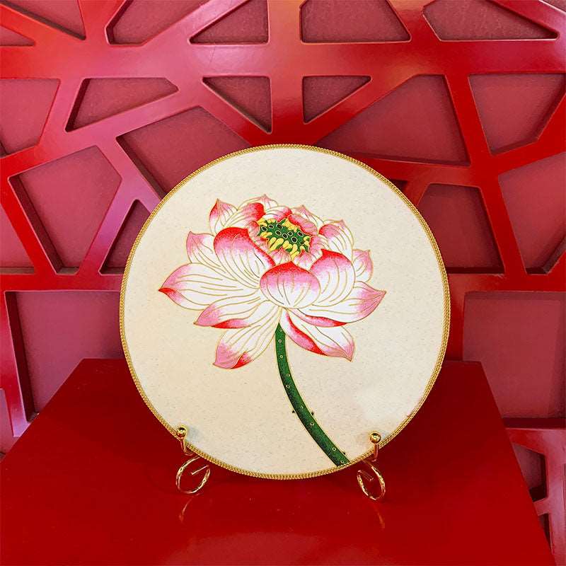 Lotus Cloisonné Enamel Painting DIY Kit - OrientCrafted