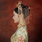 Handmade Phoenix Coronet Crown Hair Accessory - OrientCrafted