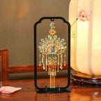 Peacock Feather Scented Sachet DIY Metal Puzzle Model Kit - OrientCrafted