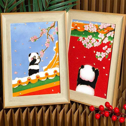 Panda Cloisonné Enamel DIY Kit Handmade - OrientCrafted