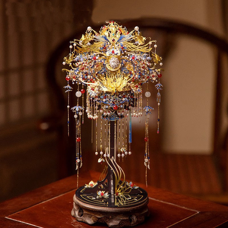 Diamond Phoenix Crown 3D Puzzle Metal Assembly Model DIY Kit - OrientCrafted