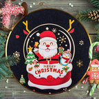 Christmas Cloisonné Enamel DIY Kit – Festive Sand Painting Gift for Handmade Decorations - OrientCrafted