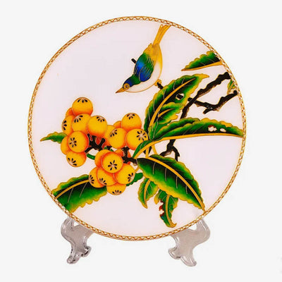 Loquat and Tit Cloisonné Enamel DIY Kit - OrientCrafted