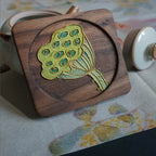 Beginner Lotus Seedpod Coaster Cloisonné Enamel DIY Kit - OrientCrafted