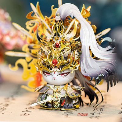 Meow Emperor 3D Metal Puzzle Kit Handmade Toy & Gift - OrientCrafted