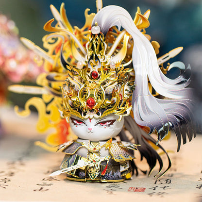 Meow Emperor 3D Metal Puzzle Kit Handmade Toy & Gift