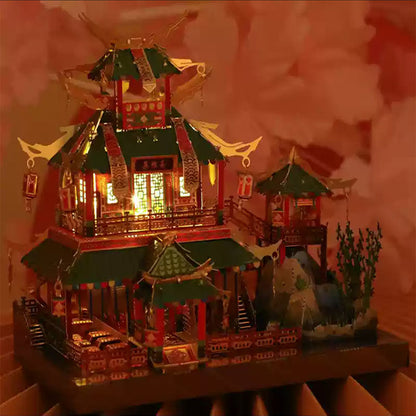 3D Metal Puzzle Traditional Chinese Architectural Model