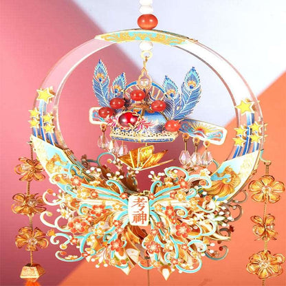 God of Exams Metal Puzzle 3D Model DIY Handcrafted Assembly Kit - OrientCrafted
