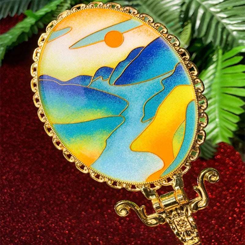 Mirror Cloisonné Enamel Painting DIY Handmade Kit