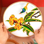 Loquat and Tit Cloisonné Enamel DIY Kit - OrientCrafted