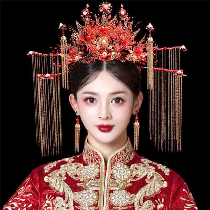 Handmade Phoenix Coronet Crown Hair Accessory - OrientCrafted