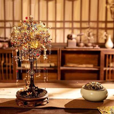 Diamond Phoenix Crown 3D Puzzle Metal Assembly Model DIY Kit - OrientCrafted