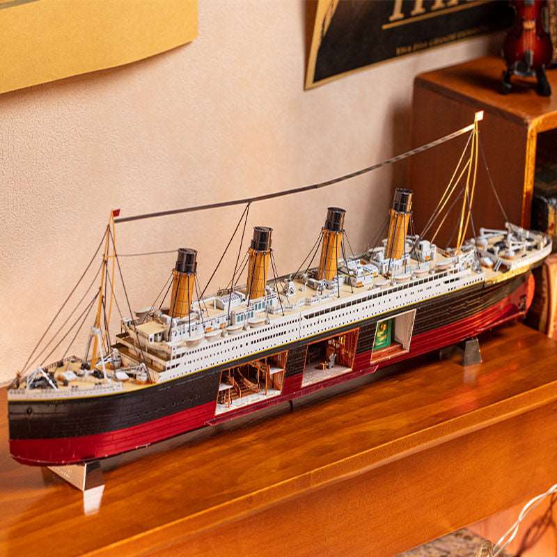 Titanic 3D Puzzle Metal Assembly Model DIY Kit - OrientCrafted